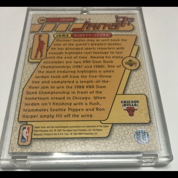 Michael Jordan Jams 97 Chicago bulls 139 - Picture 3 of 5